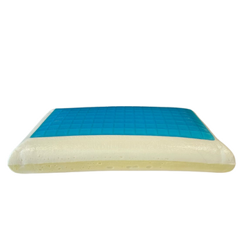 Memory Foam Pillow Blue - Cooling Gel