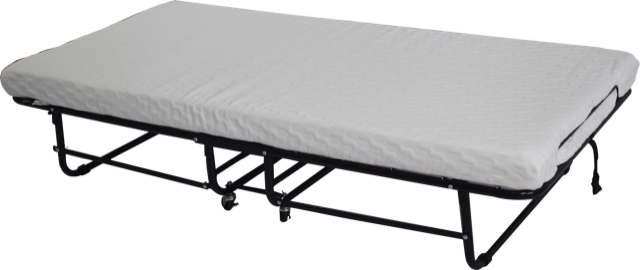 Rollaway Bed with Wheels (Mattress Included)